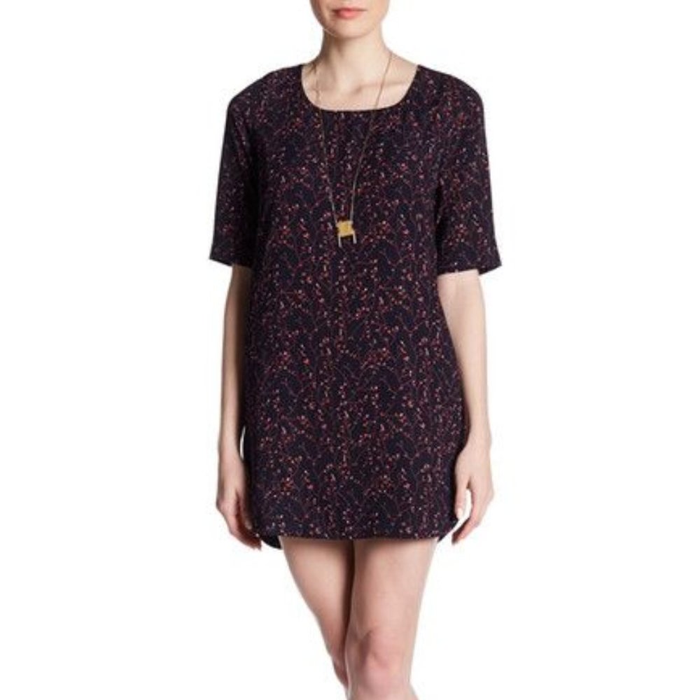 19 Cooper Printed Scoop Neck Dress